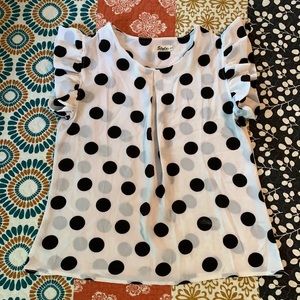 Polka dot blouse